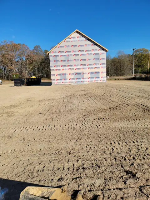 New home lot graded and prepped in Charlotte NC